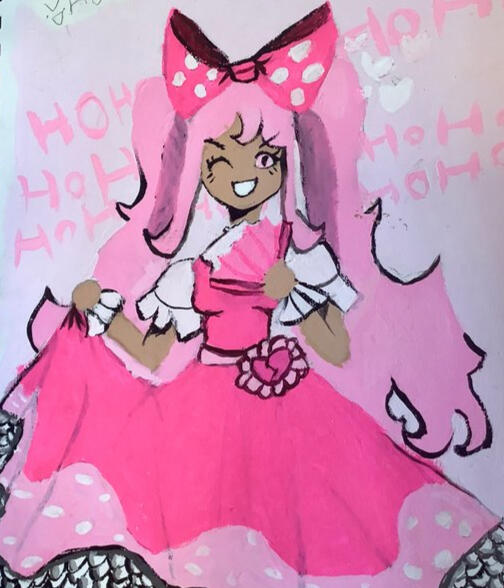 A painting of sweetheart from OMORI